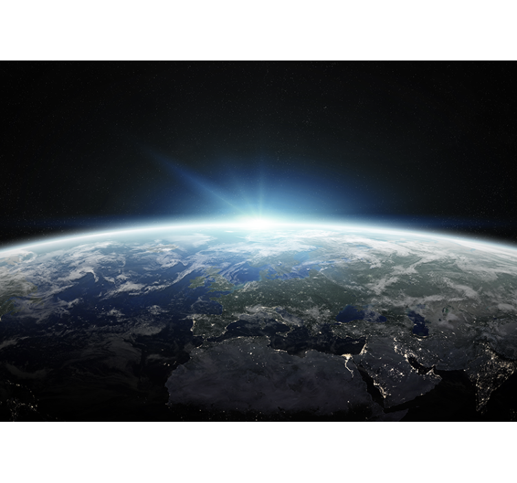 Fotomurais de paisagens Projeto do espaço planeta terra - TenStickers