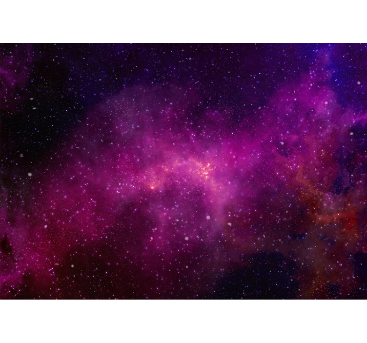 Mural de parede espaço vórtice roxo cósmico - TenStickers