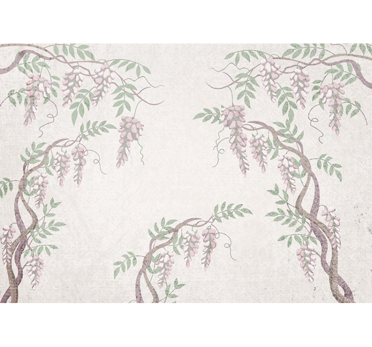 Fotomurais flores delicadas videiras florais - TenStickers