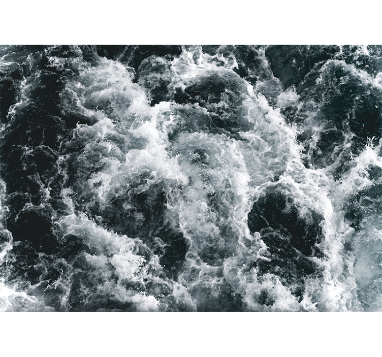 Mural de parede mar ondas do oceano revoltas - TenStickers