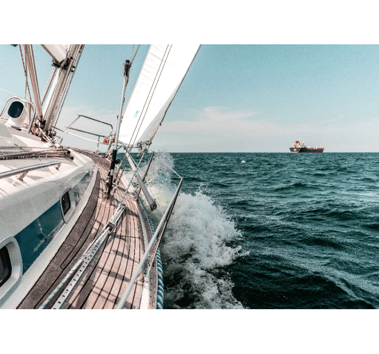 Mural de parede mar aventura à vela - TenStickers