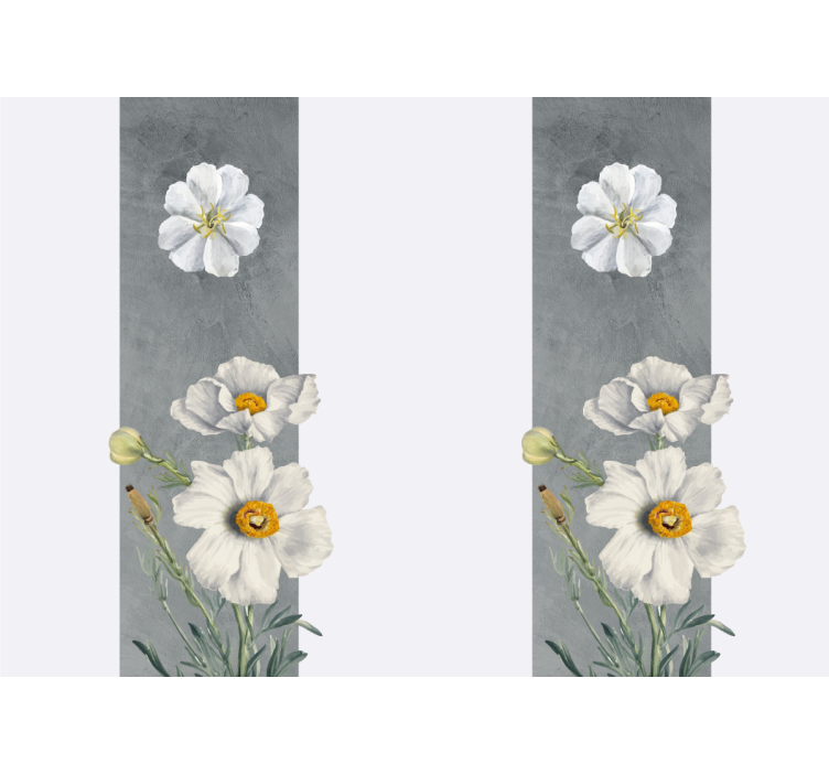 Fotomurais flores design elegante de margarida - TenStickers