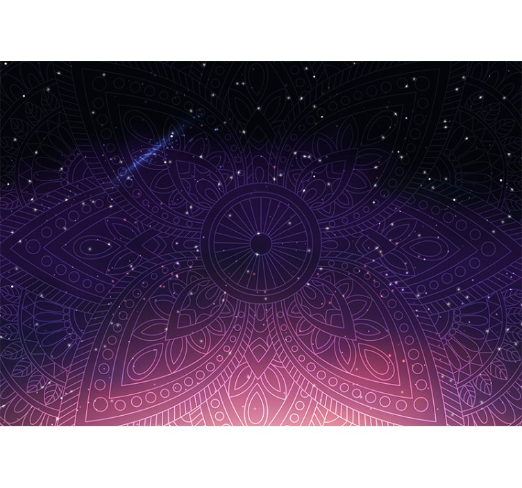 Mural de parede mandalas padrão mandala intrincada - TenStickers