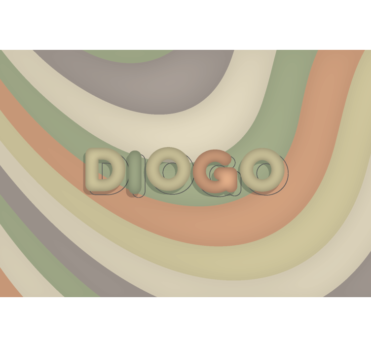 Foto mural estilo bold criança personalizável - TenStickers