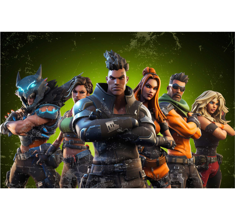 Mural de parede juvenil personagens épicos - TenStickers