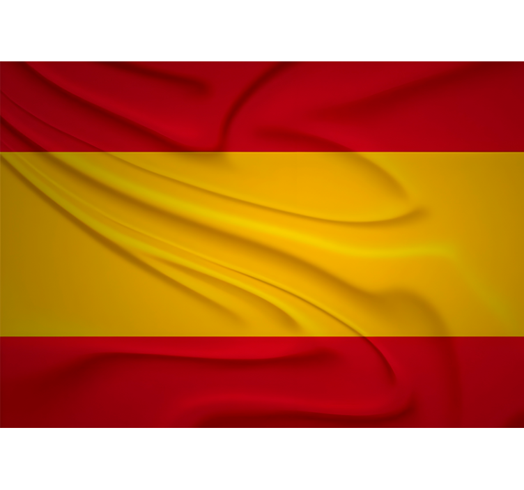 Mural de parede bandeira espanhola de outros lugares - TenStickers