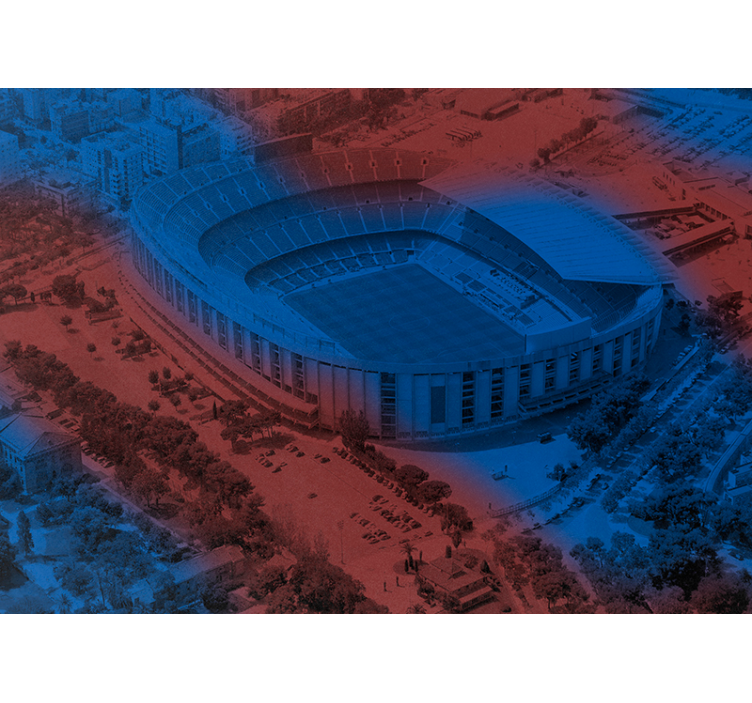 Fotomurais cidades e países estádio de futebol de barcelona - TenStickers