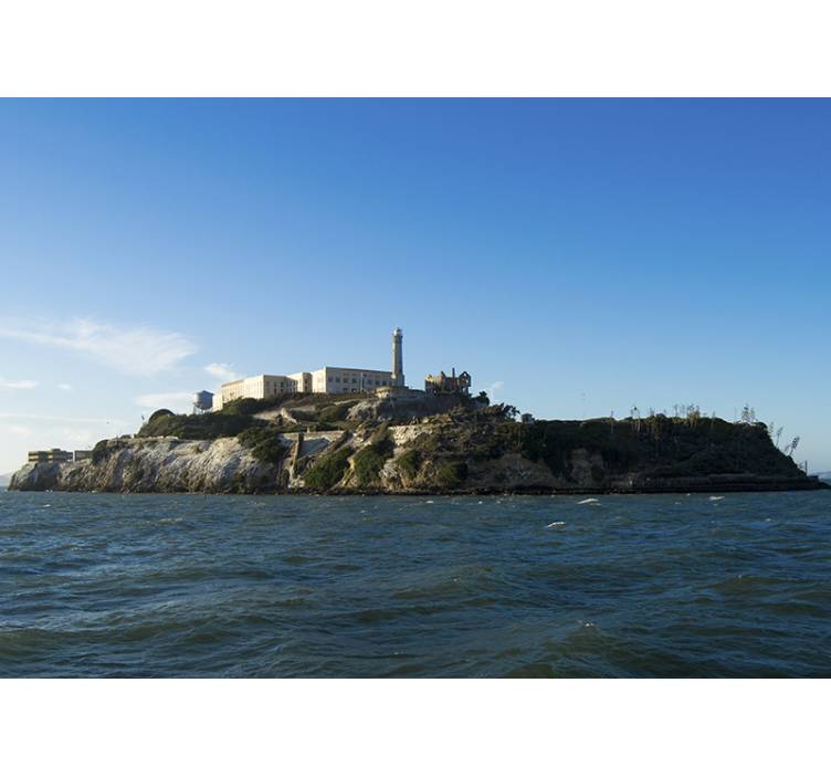 Fotomurais cidades e países vista da ilha de alcatraz - TenStickers