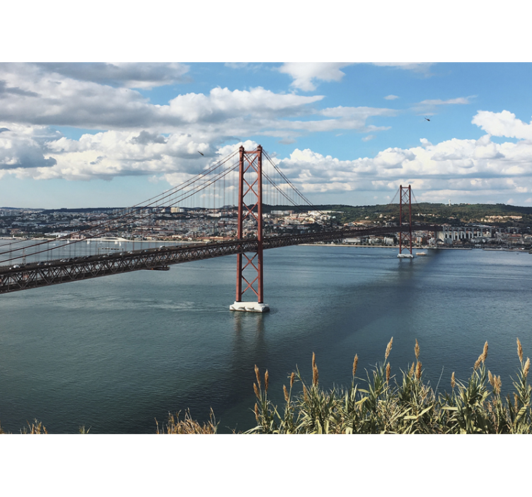 Mural de parede decorativo Ponte sobre o Tejo - TenStickers