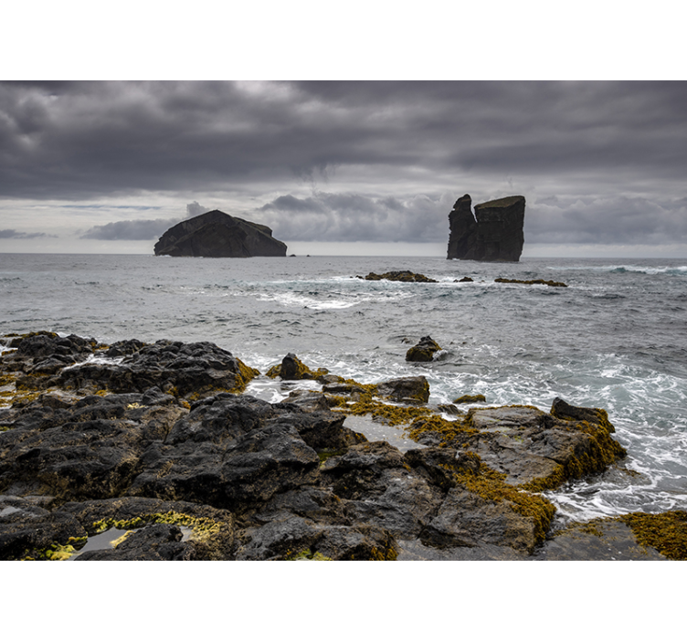 Mural de parede decorativo vista para o mar - TenStickers