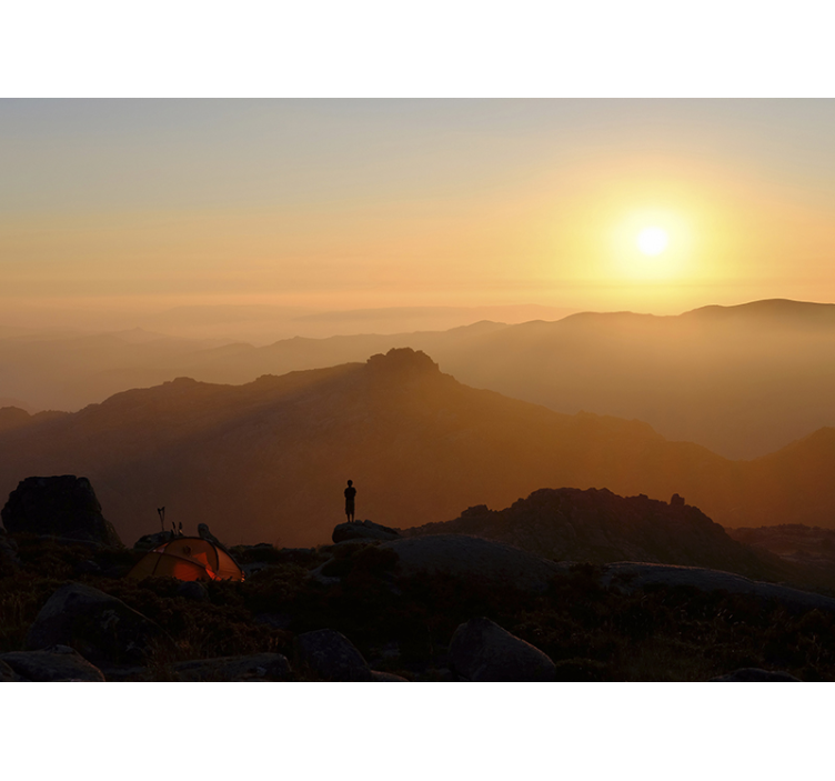 Fotomural Sunset no Gerês - TenStickers