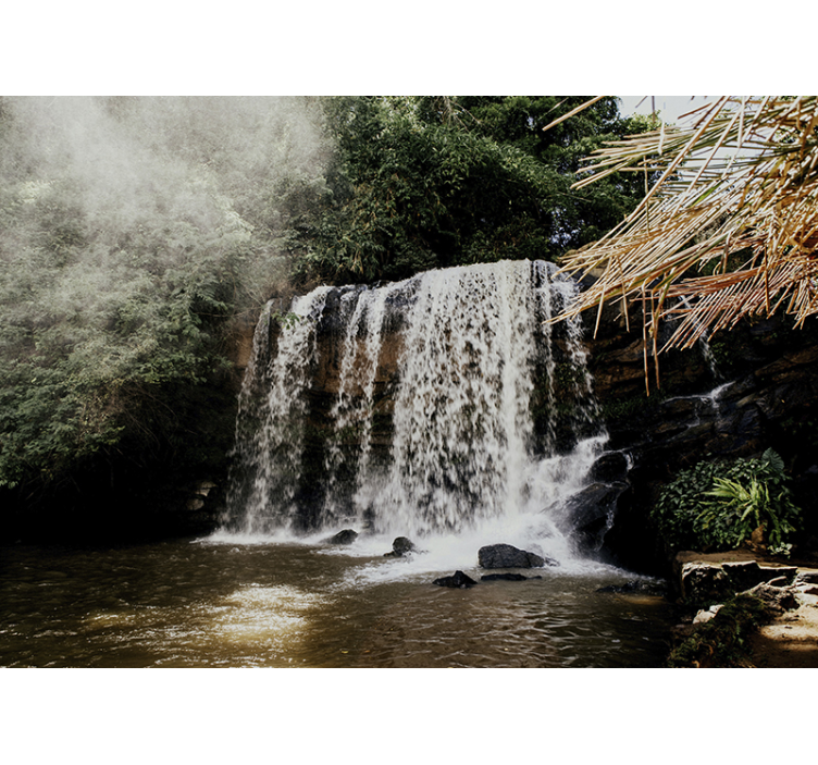 Mural de parede Cachoeira do Parque Pedra Azul - TenStickers