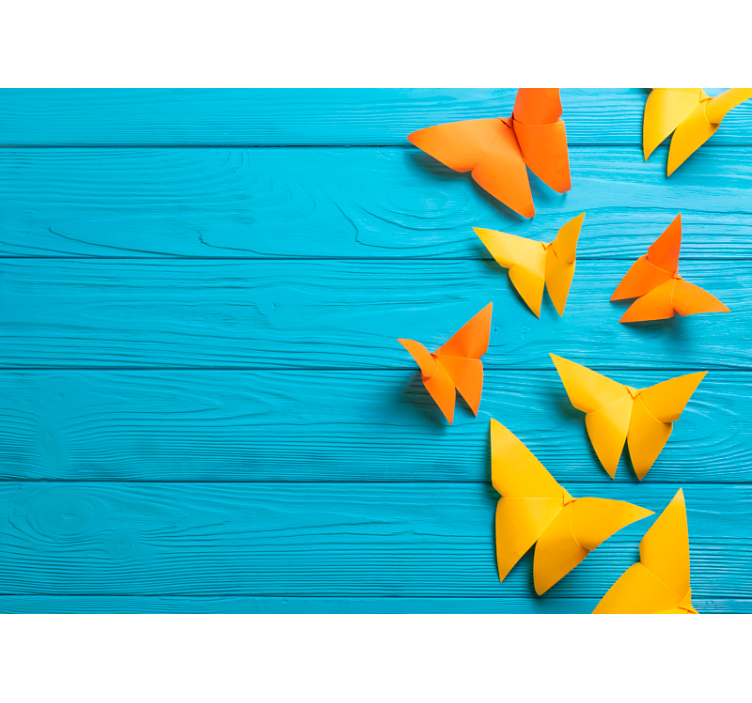 Fotomurais Borboletas ornamentais coloridas - TenStickers