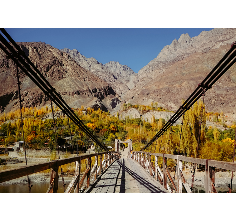 Mural de parede natureza arranjo de folhagens vibrantes - TenStickers