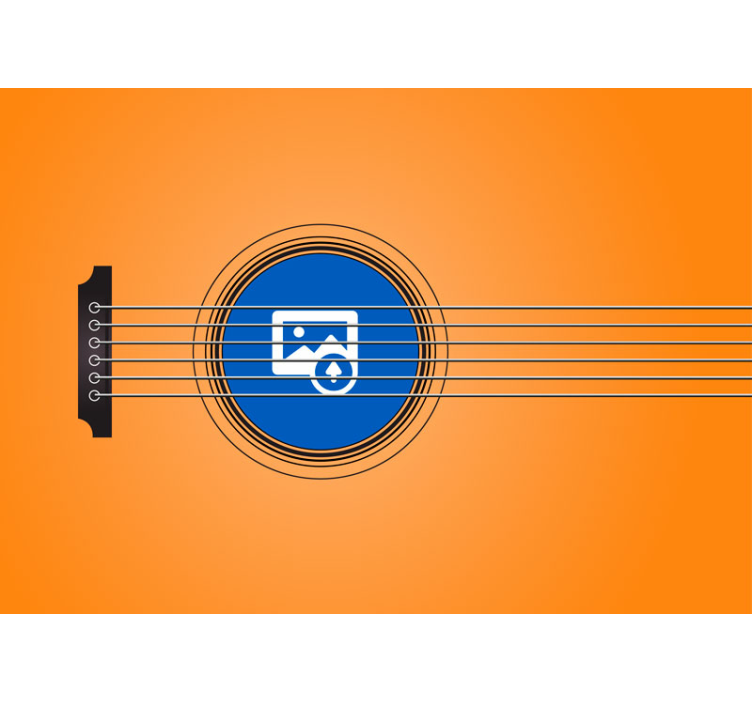 Murais de Parede Moldura musical com foto - TenStickers