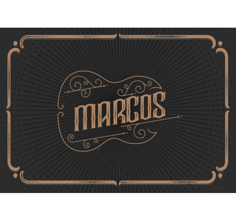 Mural de parede juvenis design elegante personalizado - TenStickers