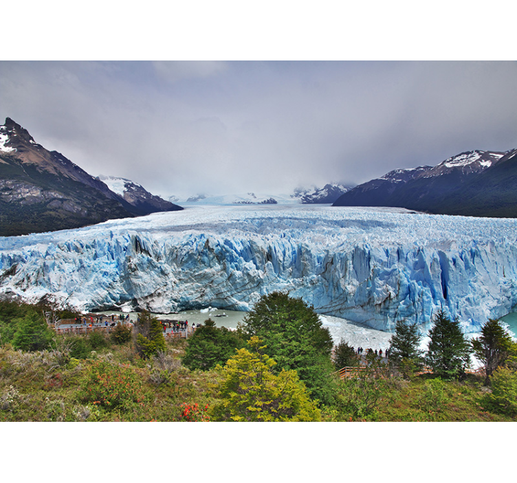 Fotomurais de paisagens vista da paisagem glacial - TenStickers