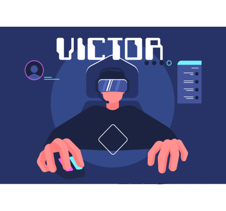 Murais de Parede Menino jogador - TenStickers