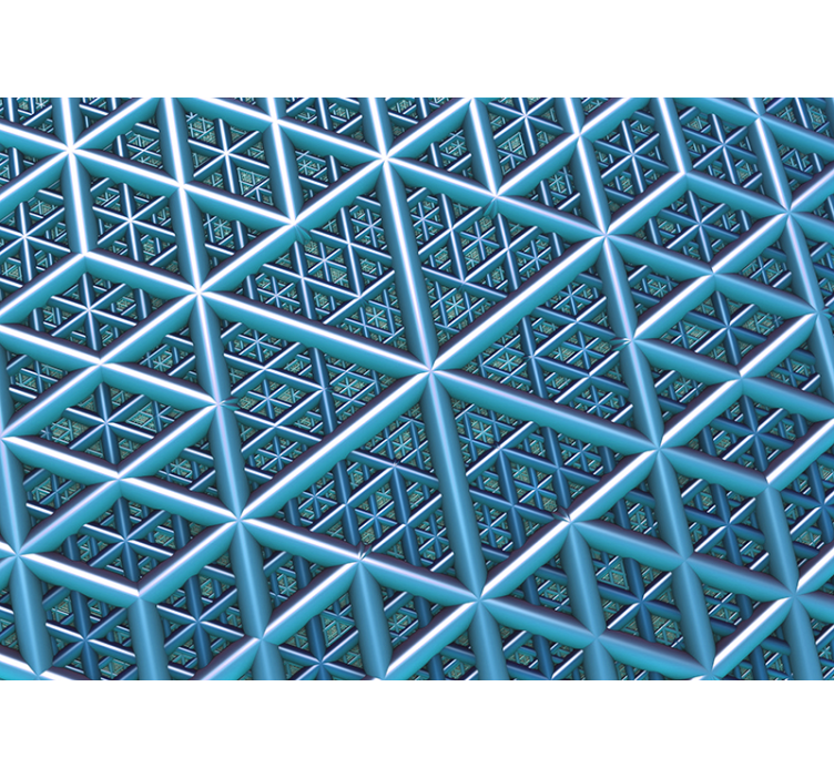 fotomural de parede 3d geométrico - TenStickers