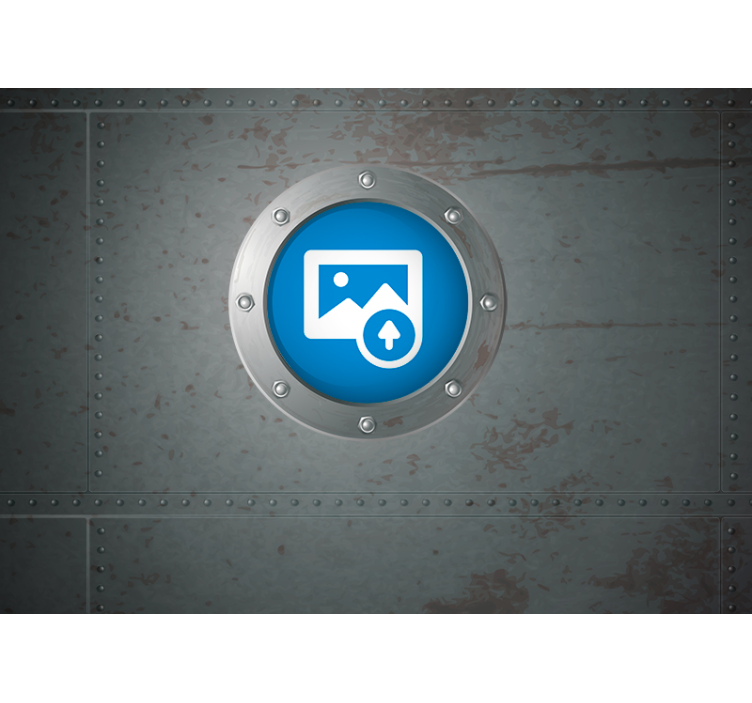 Fotomural para sala janela de submarino - TenStickers