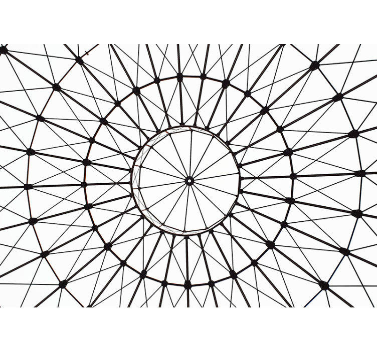 Fotomurais texturas e padrões conceito de arranjo geométrico - TenStickers