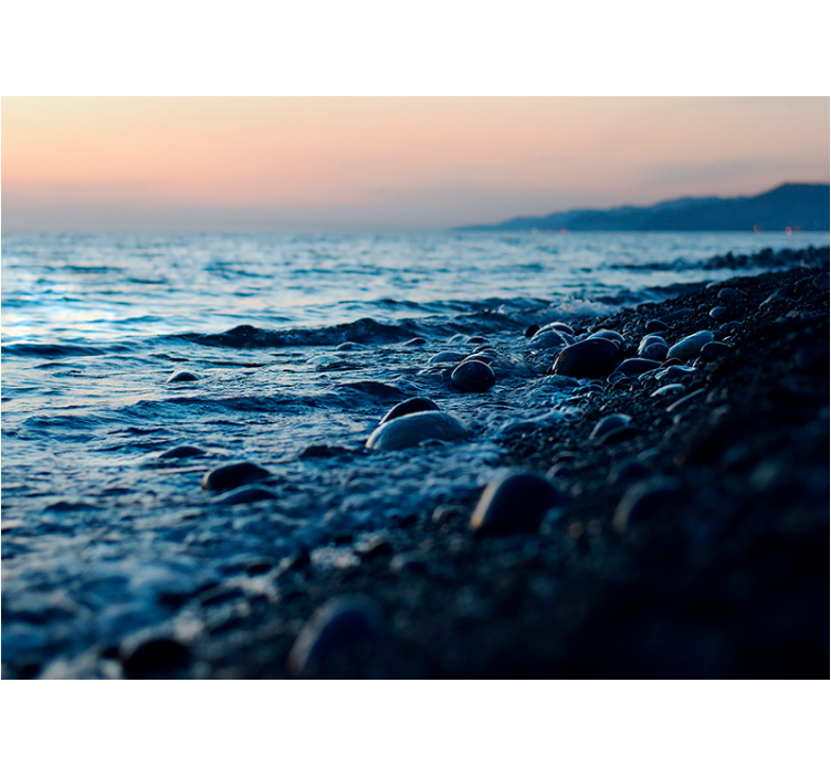 Mural de parede natureza ondas do oceano serenidade - TenStickers