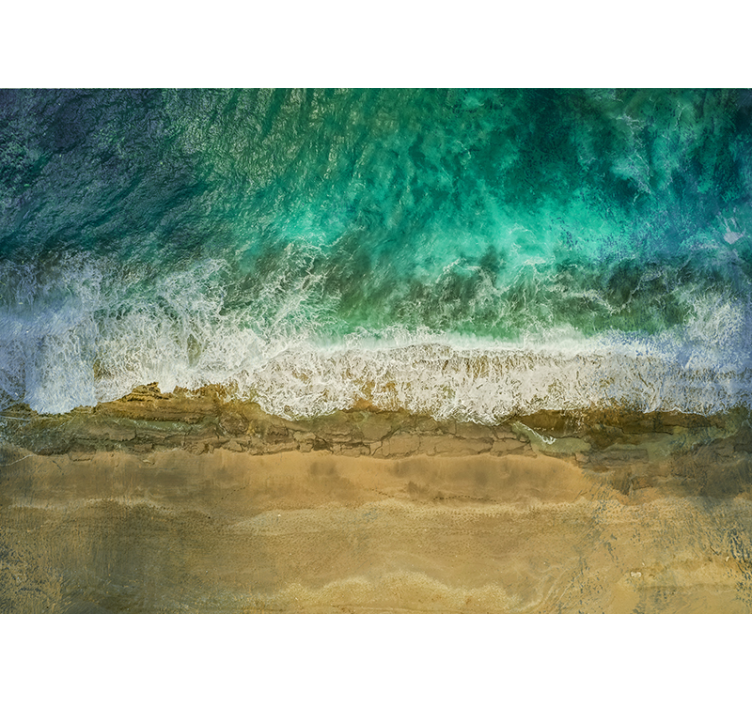 Mural de parede natureza arranjo de plantas costeiras - TenStickers