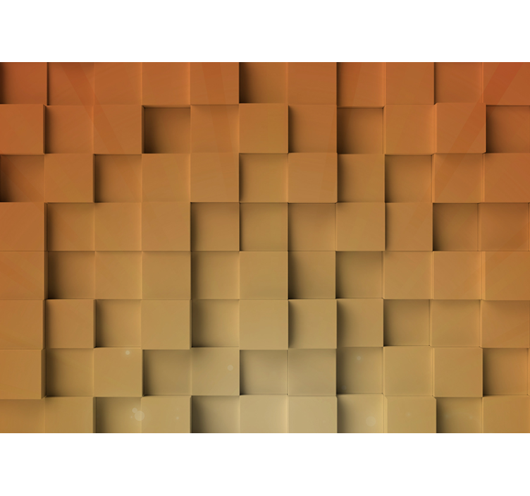 Fotomurais texturas e padrões padrão de cubo texturizado - TenStickers