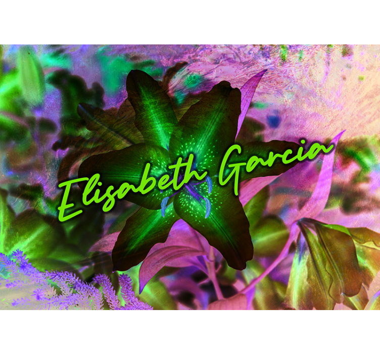 Fotomurais flores elegância floral de lírio - TenStickers