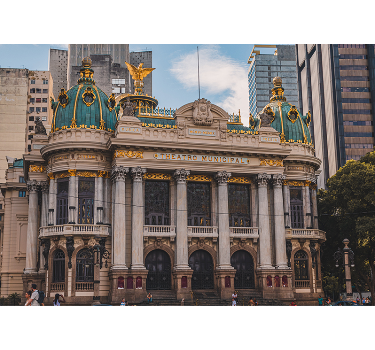 Fotomurais cidades e países arquitetura de teatro histórico - TenStickers