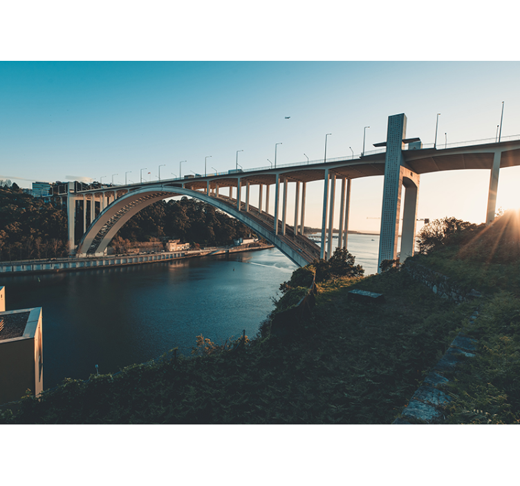 Fotomurais cidades e países Ponte da arrábida - TenStickers