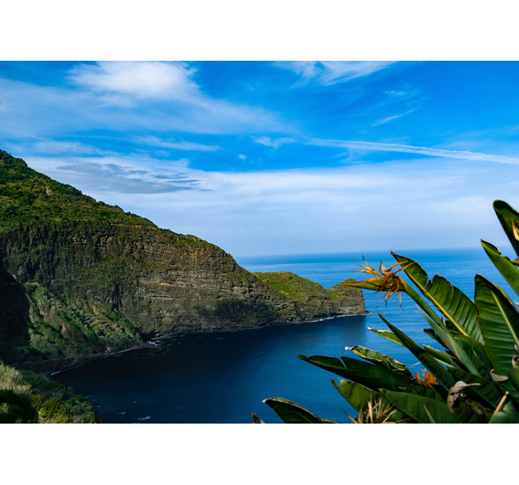 Fotomurais de paisagens vista da montanha à beira-mar - TenStickers