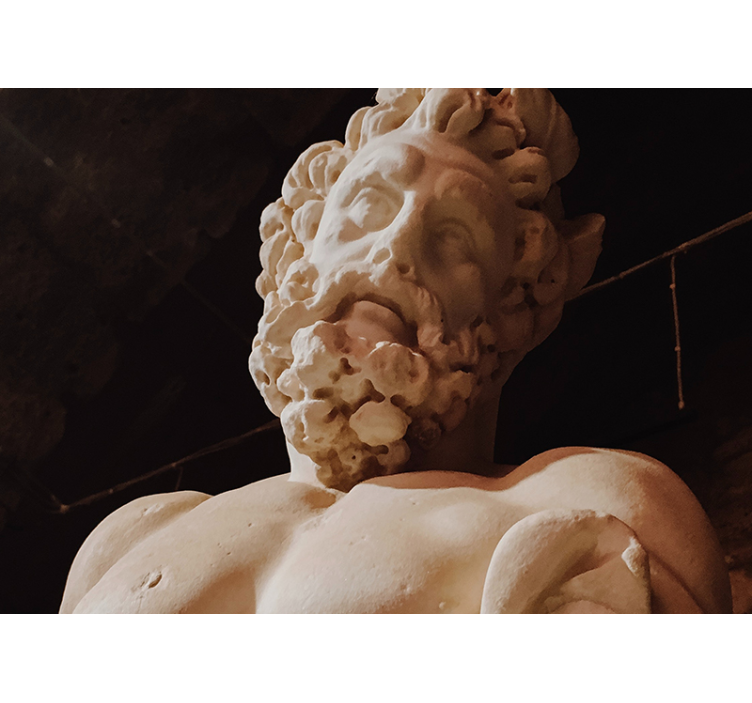 Mural de parede arte clássica detalhe de escultura clássica - TenStickers