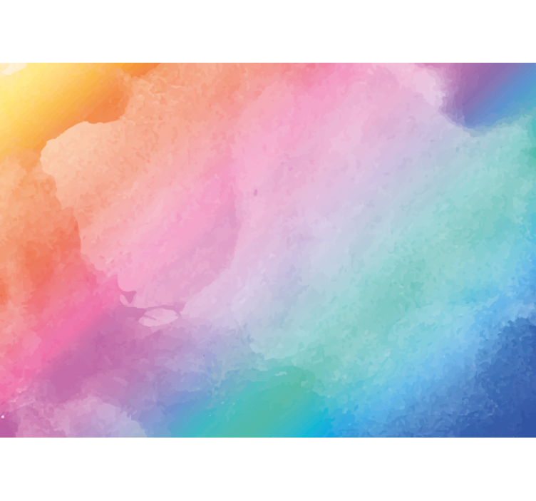 Mural de parede abstrato marcas de pincel vibrantes - TenStickers