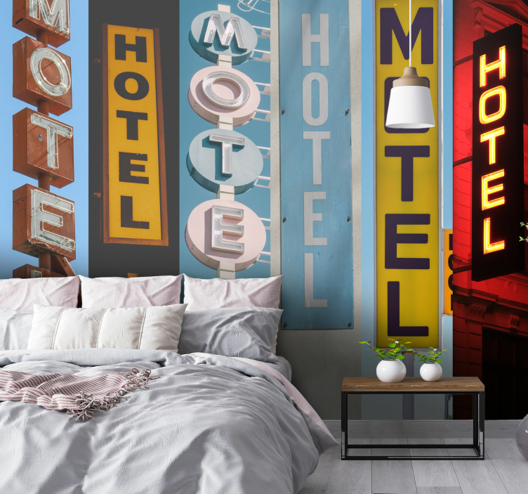 Mural de parede hotel signs - TenStickers