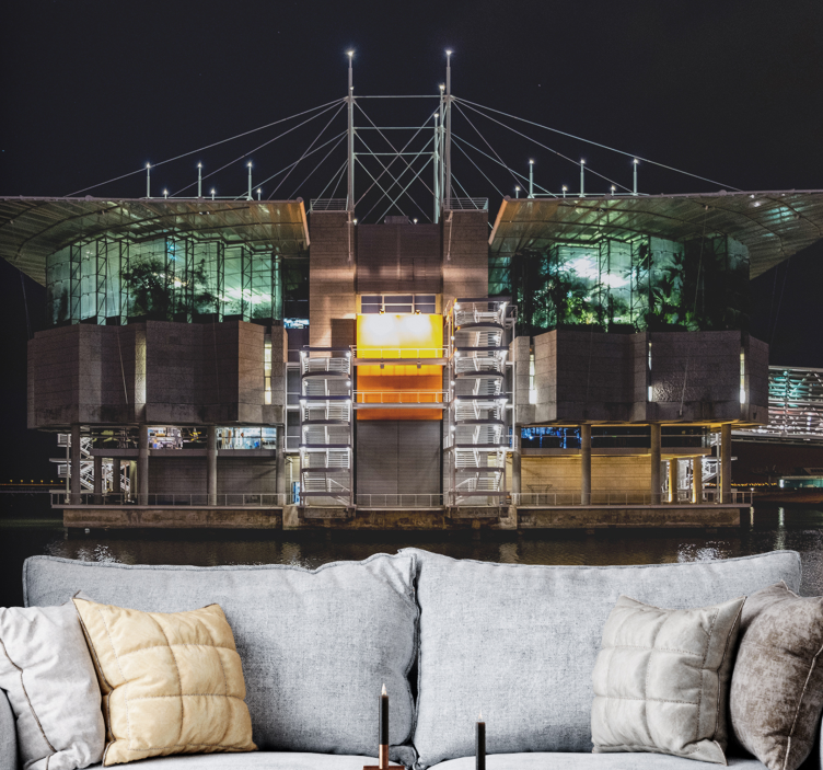 Fotomurais cidades e países arquitetura urbana futurista - TenStickers