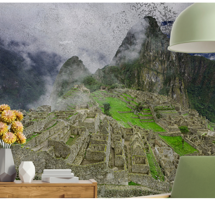 Fotomurais cidades e países machu picchu ruínas - TenStickers