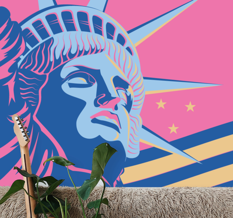 Fotomurais cidades e países monumento da liberdade - TenStickers