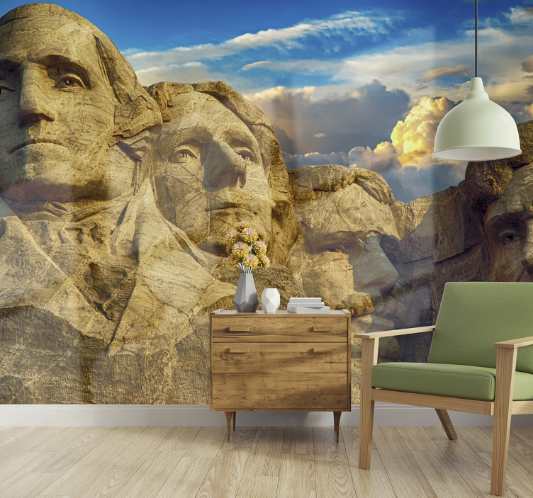 Fotomurais cidades e países monumentos de mount rushmore - TenStickers