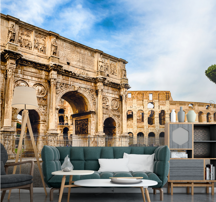 Fotomurais cidades e países monumentos históricos de roma - TenStickers