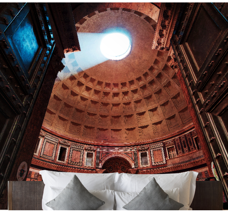 Fotomurais cidades e países vista da cúpula do panteão - TenStickers