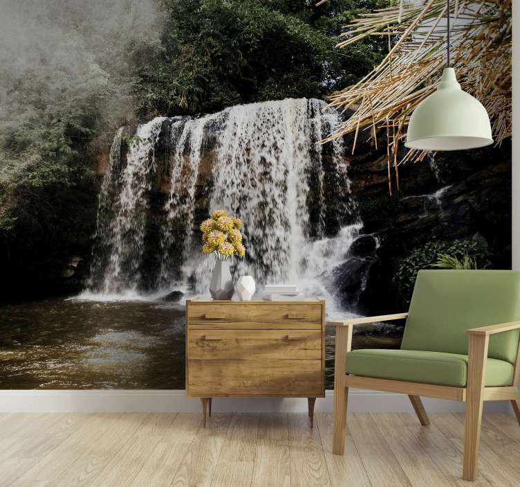 Mural de parede Cachoeira do Parque Pedra Azul - TenStickers