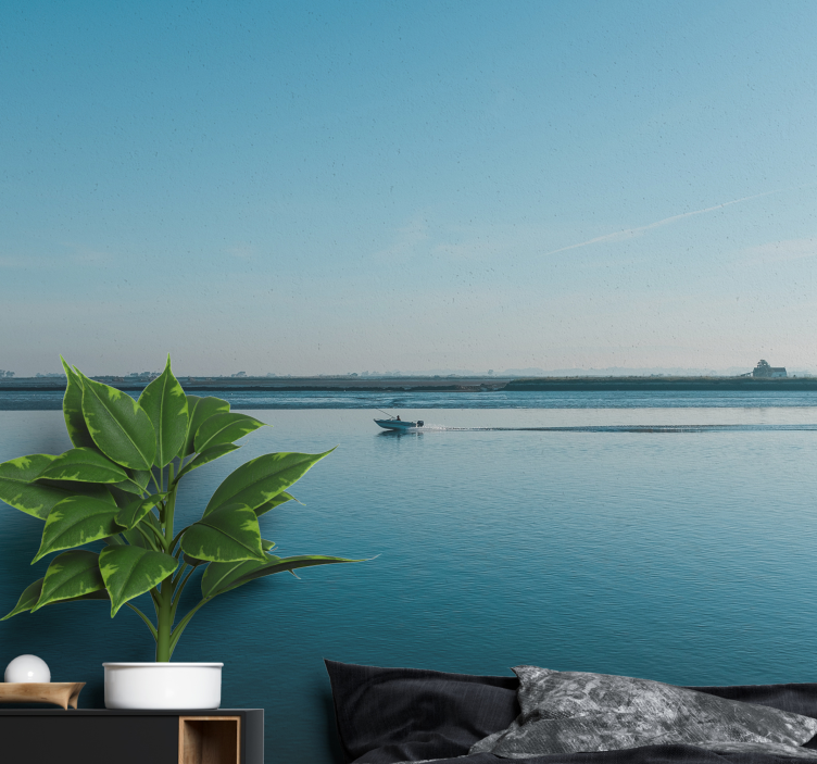 Fotomurais de paisagens cena aquática tranquila - TenStickers