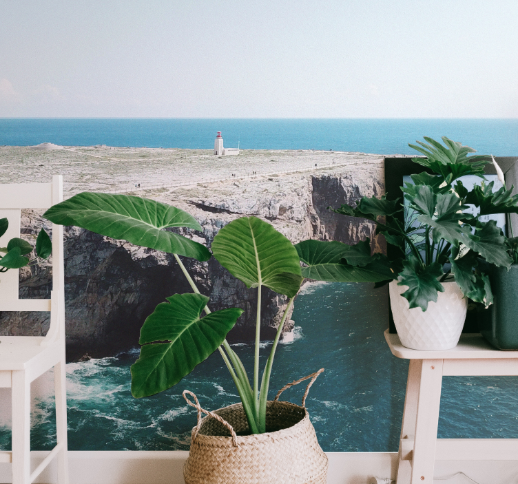 Fotomurais de paisagens vista dos penhascos costeiros - TenStickers