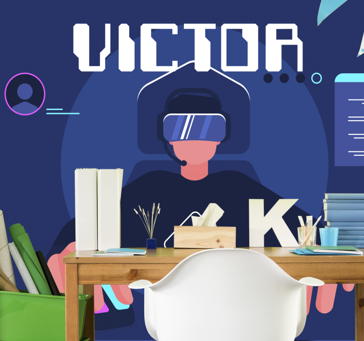 Murais de Parede Menino jogador - TenStickers