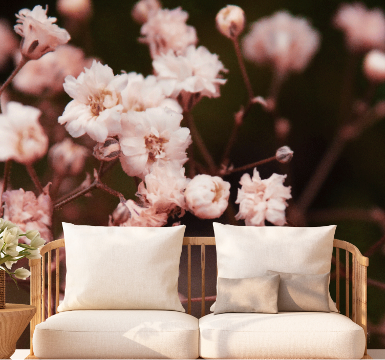 Fotomurais flores flores delicadas em flor - TenStickers