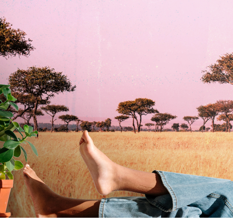 Fotomurais de paisagens Savana africana original - TenStickers