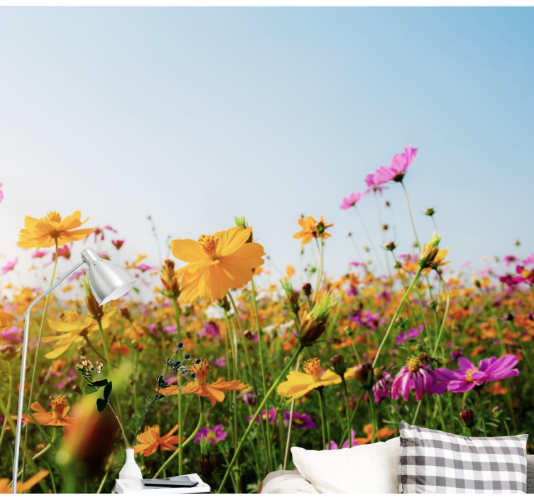 Fotomurais flores Mistura de tipos de flores - TenStickers