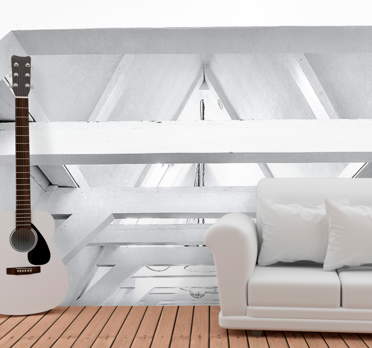 Fotomurais texturas e padrões estrutura arquitetônica - TenStickers