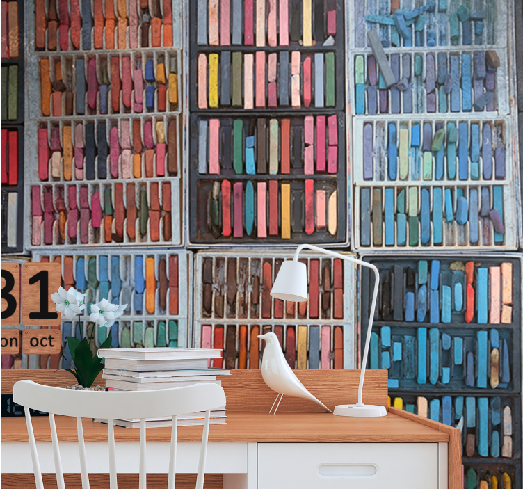 Fotomurais modernos Paleta de sombras fotográficas - TenStickers